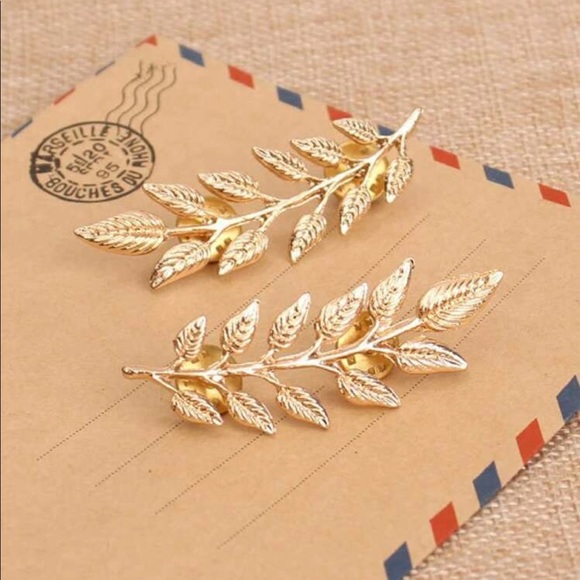 Leaf Brooch Set - Picture 2 of 3